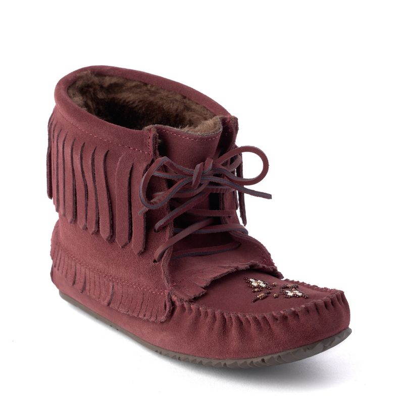 Manitobah- Harvester Lined Suede Plum